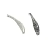 Joyería de plata de ley S925 Accesorios de plata tailandesa al por mayor DIY hecho a mano estilo étnico patrón retro accesorios de pulsera de pez pequeño