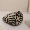 Bolso Cubo de Paja Cuadros Blanco y Negro Advanced Sense Bolso de Paja Nuevo de Mano Bolso Tejido Bolso de Playa para Vacaciones Bolso para Mujer Versátil