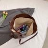Moda all-match estilo ocidental grande capacidade simples novo atacado coreano estilo bolsa diária pu mulheres ombro bolsa mensageiro