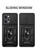 Shun Jia ventana abatible para funda de teléfono móvil Xiaomi PocoX5Pro antigolpes Note124G anillo Redmi 12C funda protectora