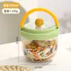 Vaso Transparente para Ensalada de Frutas con Apertura Amplia, Sello a Prueba de Fugas y Juego de Cucharas, Adecuado para Comidas Ligeras, Pérdida de Peso, Fitness y Vasos de Fruta para Picnic