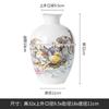 Jarrón de Cerámica Estilo Chino Jingdezhen Adornos Sala de Estar Arreglo Floral Antiguo Retro Adornos de Nuevo Estilo Chino Decoraciones para Sala de Estar