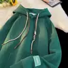 Sudadera con capucha jacquard estilo americano, unisex, nueva colección primavera/otoño 2026, top casual de moda holgado, atuendo versátil para pareja