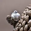 Yiluya Plata Pura 999 Colgante 3D de Caqui Todo Va Bien Pulsera de Cuerda Roja Accesorios DIY Accesorios Joyería de Plata Año Nuevo