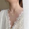 Collar de Perlas Mariposa de Lujo Ligero para Mujer, Nuevo Estilo Coreano 2025, Gargantilla Elegante y Graciosa, Cadena para Clavícula, Estilo Minimalista de Nicho