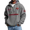 Ropa Nueva para Hombre Transfronteriza 3D Amazon Más Vendida Sudadera con Cremallera Tendencia de Comercio Exterior Sudadera Serie Nueva de la NFL