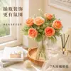 Buquê de Rosas Artificiais de 7 Peças Adereços para Fotografia Decorações de Mesa Parede de Flores Simples Moderna Arranjo para Casamento Hotel Flores
