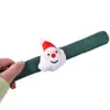 Anel de Pressão de Natal Desenho Animado Brinquedo Infantil de Natal Pulseira Joia Árvore de Veludo Alce Pulseira de Pressão