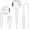 Auriculares para Computadora Metálicos con Cable In-Ear de Doble Enchufe 2.5 con Micrófono, Control en Línea, Graves Potentes, Karaoke de Alta Definición, Voz para Videojuegos