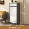 Zapatero para uso doméstico, de una puerta, almacenamiento simple de varias capas, adecuado para la entrada del elevador, mueble de esquina estrecho para entradas pequeñas