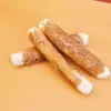 Palitos Masticables de Carne de Pollo y Pato para Perros, Snacks para Perros Grandes, Premios Dentales para Perros Bichón, Snacks Deshidratados al Aire para Mascotas