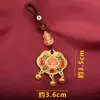 Llavero Colgante Candado Fugui Calabaza Candado de Coche Colgantes Adornos Colgantes para Bolsos Decoración Esmaltada Lugares Turísticos Artículos