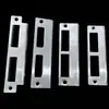 Placa de pestillo de puerta, Placa guía de puerta interior, Placa de cerradura de puerta de dormitorio, Placa de acero para marco de puerta, Juego de cerradura, Tope de puerta, Accesorios para tope de puerta