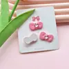 Acessórios de Laço Transparentes de Acrílico Fofos e Doces Tipo Gelatina DIY Capa de Celular Grampo de Cabelo Flor para Sapato Materiais