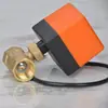 Atacado de fábrica válvula de esfera de latão elétrica bidirecional ar condicionado central aquecedor solar de água válvula elétrica em vez de válvula solenóide