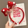 Diadema de Cabeza de Reno Navideña Linda Diadema de Disfraz Decoración de Astas para Niños Pinza para el Cabello Regalo Adorno para el Cabello de Niña Pequeña