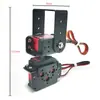 Plataforma Base Brazo Mecánico Robot Montura Cardán Servo Dos Grados de Libertad Accesorios de Montura para Servo mg996r