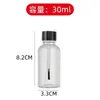 Botella de Vidrio Marrón a Prueba de Luz para Esmalte de Uñas, Botella Vacía con Pincel, Botella de 15ml para Gel de Esmalte de Uñas, Botella para Aceite de Cuidado de Uñas
