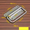 Acero Inoxidable 304 Anillo de Caja con Mango de Resorte Anillo de Tapa Caja de Anillo Manija Pequeña Caja de Equipo Industrial Manija de Caja Accesorios para Maletas de Vuelo