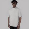 Camiseta de Algodão Puro Pesado Estilo Americano, Casual, Simples, Fashion, Versátil, Básica, Retrô, Manga Curta, Masculina, Solta, Gola Redonda, Meia Manga