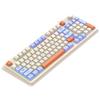 Shine Silver Fox K820 Jogo Árabe Teclado com Fio e Mouse Conjunto de Teclado de Computador Luminoso de Três Cores Transfronteiriço
