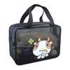 Bolsa de lavagem de malha anti-vazamento Bolsa de banho feminina de grande capacidade Bolsa de banho portátil Cesta de banho de viagem masculina Bolsa de armazenamento para cesta de banho