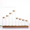 Botellas con Tapón de Corcho de 37 mm, Tubos de Vidrio de Borosilicato Transparente, Botellas para Empaque de Cordyceps al por Mayor, Botellas para Derivar Deseos