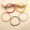 Pulsera de Cristal Tallado Estilo Bohemio Transfronterizo con Cruz y Cuentas de Acero Inoxidable Doradas Pulsera Hecha a Mano con Cuentas para Mujeres