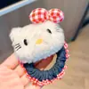 Novo Anel de Cabelo de Gato Fofo em Jeans Estilo Japonês Doce e Bonito Corda para Rabo de Cavalo de Menina Elástico Acessórios de Cabelo
