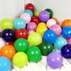 Balões Coloridos Foscos de 10 polegadas Atacado para Decoração de Aniversário Infantil, Casamento e Arranjos de Celebração de Lojas, Balões Espessados