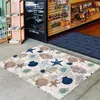 Nueva alfombra de piso de terciopelo de cristal con diseño de gatito vintage para uso doméstico, resistente a la suciedad, resistente al desgaste, fácil de mantener, alfombra a prueba de polvo y antideslizante para la entrada