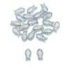 Miçangas de Vidro para Peixes Pequenos com Furo Horizontal 8*15mm na Cor Eletrodepositada, Tema Oceânico, Acessórios para Joias Artesanais DIY