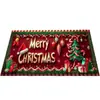 Tapetes de Entrada para Porta de Casa de Veludo de Cristal Transfronteiriços para o Natal Tapetes para Banheiro Entrada de Banheiro Carpete para Casa Tapetes Resistentes ao Desgaste e Manchas