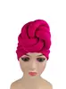 Nuevo Sombrero Turbante Trenzado Tridimensional, Popular Sombrero de Punto Elástico de Color Sólido, Sombrero de Pañuelo Étnico Transfronterizo de Amazon