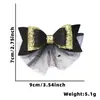 Nova Presilha de Cabelo de Gato para Ano Novo Pena Malha Adereço de Cabeça para Pet Evento de Véspera de Ano Novo Fantasia Cão Preto Dourado Coroa Presilha de Cabelo