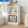 Estantería de Piso Estante de Almacenamiento Gabinete Estrecho para Esquina de Pared Gabinete de Almacenamiento Gabinete de Almacenamiento Combinación Libre Rejilla Librero para el Hogar