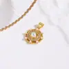 Colgante de Collar con Forma de Corazón y Copo de Nieve de Perla Artificial Fresco, Dulce y Lindo, Chapado en Cobre Color 18K Duradero, Collar Elegante y Moderno para Mujer