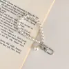 Flor de Lírio do Vale pequeno pingente feito à mão tricotado tecido nicho chaveiro pingente mochila decorativo criativo presente de aniversário