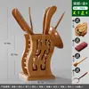 &Frete Grátis Cerimônia do Chá Seis Cavalheiros Combinação Conjunto Completo Acessórios para Conjunto de Chá Kung Fu Colher de Chá de Bambu Pinças Pinças Madeira Maciça