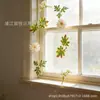 Cortina de flores artificiales colgante con flores coloridas para decorar dormitorios, salas de estar y escenas de bodas, decoración colgante de cadena de flores de perlas DIY
