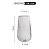 Taza de Café de Alto Borosilicato para Uso Doméstico, Elegante y Resistente a Altas Temperaturas, Taza para Americano Helado Latte, Vaso de Vidrio para Beber
