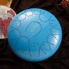 Tambor etéreo de clase D de la marca Huashu, tambor de loto de acero al carbono, 13 tonos, 12 pulgadas, color etéreo, tambor de disco, tambor de lengüeta de acero, percusión