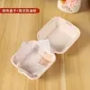 Caja de Empaque para Dumplings Verdes para 2 o 4 Piezas, Transparente, Antivaho, Engrosada, Caja para Llevar Dumplings Verdes de Ajenjo, Fabricante Mayorista de Empaques para Horneado