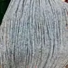 Cuentas azul claro 2MM transparentes acuamarina facetadas redondas ángulo de corte de disco duro cuentas Mimi HL