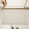Felpudo de Tierra de Diatomeas Estilo Minimalista Transfronterizo, Felpudo de Baño Absorbente de Agua de Secado Rápido Antideslizante, Fácil de Mantener, Felpudo Anticaídas para Puerta de Entrada