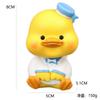 Enfeites Criativos de Pato Amarelo para Carro Boneca Fofa com Cabeça que Balança Enfeites de Interior de Carro Decoração de Bolo de Aniversário de Celebridade da Internet