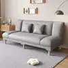 Sofá-Cama Dobrável Multifuncional Simples para Apartamento Pequeno Sala de Estar Quarto de Aluguel Pessoa Preguiçosa Sofá-Cama Dupla Utilização Integrada