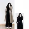 Jeans de Pierna de Trompeta Ajustados al Cuerpo, con Dobladillo Crudo, Patchwork, para Mujer, Estilo Chica Picante Americana, Adelgazantes, No se Pegan a las Piernas, Novedad de Primavera y Otoño