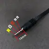 Cable adaptador de audio y video AV hembra de un minuto a tres RCA tipo loto macho de 3.5 mm 3 en 1