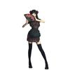 Vestido Avental Cheongsam de Menina Chinesa Roupa de Servente Duas Peças Servente Estilo Japonês Vestido Saia Retrô